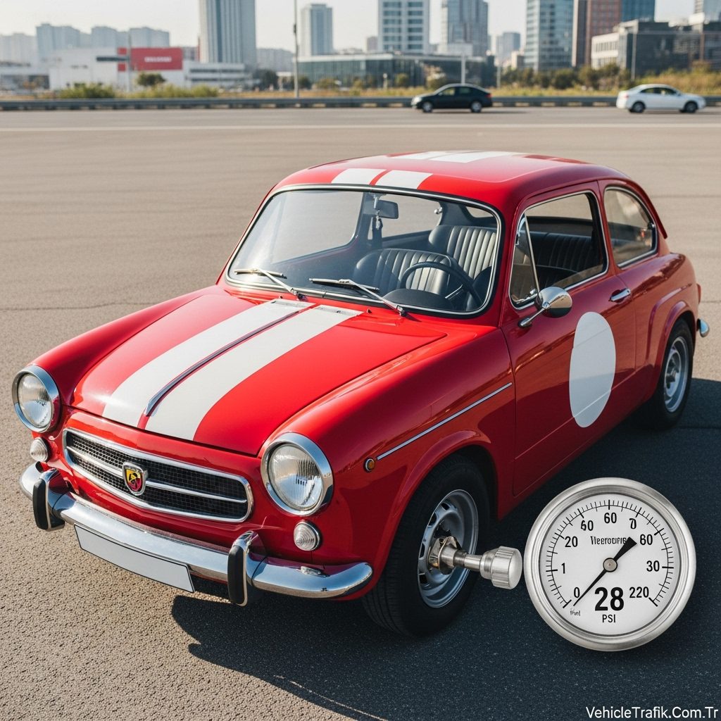Abarth 1000 OTR Lastik Basıncı