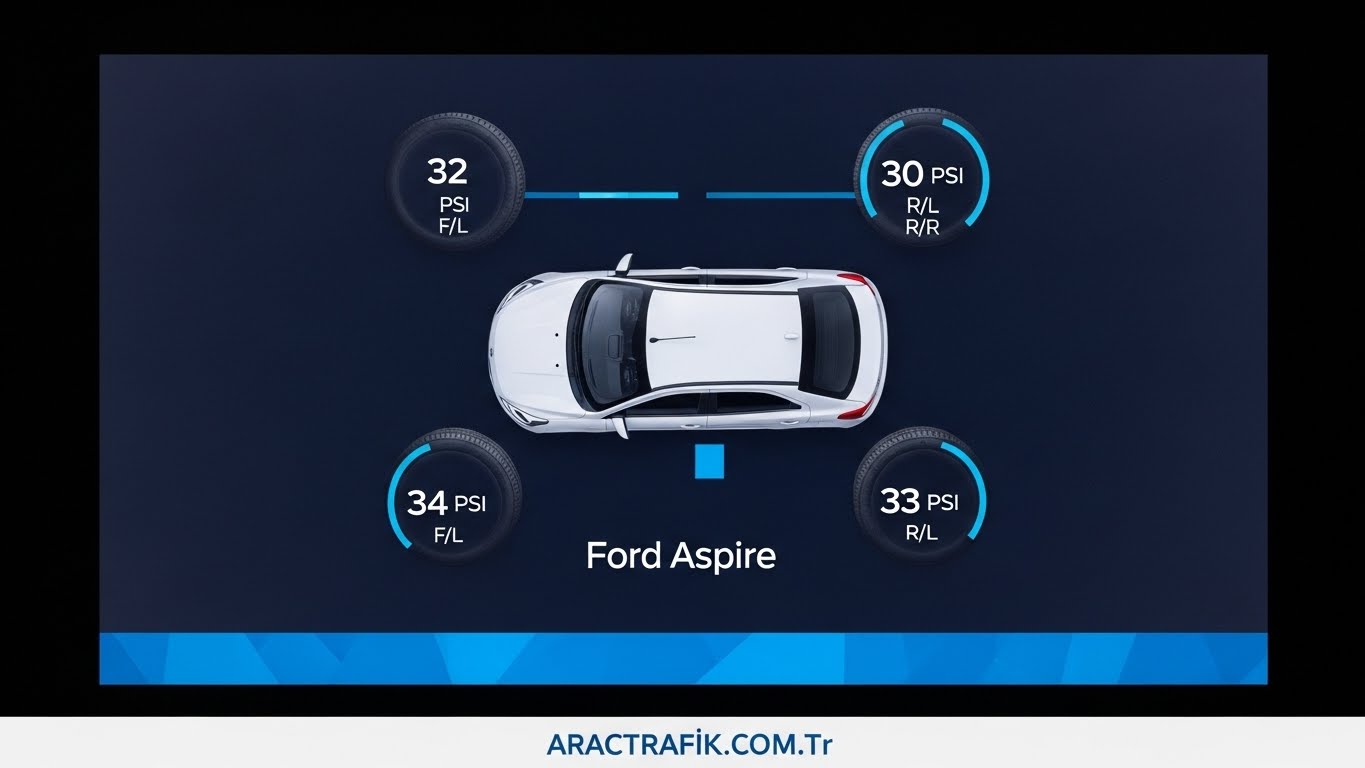 Ford Aspire lastik hava basıncı