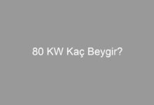 80 KW Kaç Beygir?