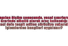 I- İdari para cezası verilir. II- Sürücü belgesi 6 ay süre ile geri alınır. III- Kara yolunda araç sürmesine izin verilir. Yapılan ölçüm sonucunda, yasal sınırların üzerinde alkollü olarak araç kullandığı birinci defa tespit edilen sürücüye yukarıdaki işlemlerden hangileri uygulanır?