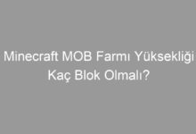 Minecraft MOB Farmı Yüksekliği Kaç Blok Olmalı?