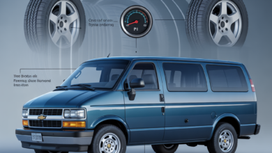 Chevrolet Astro Lastik Hava Basıncı