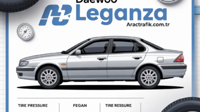 Daewoo Leganza lastik basıncı,