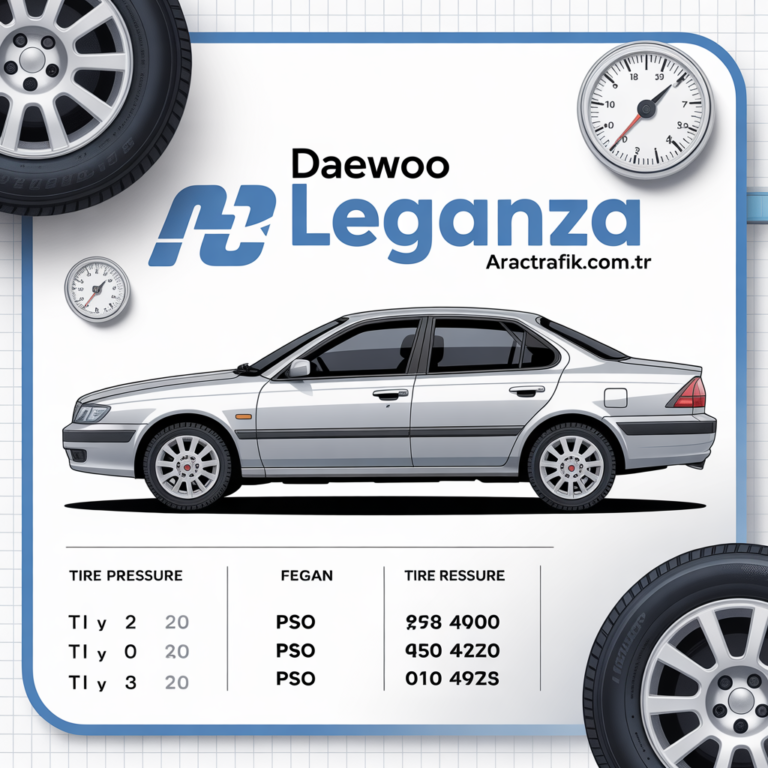 Daewoo Leganza Lastik Basıncı: Soğuk ve Sıcak Hava İçin İpuçları