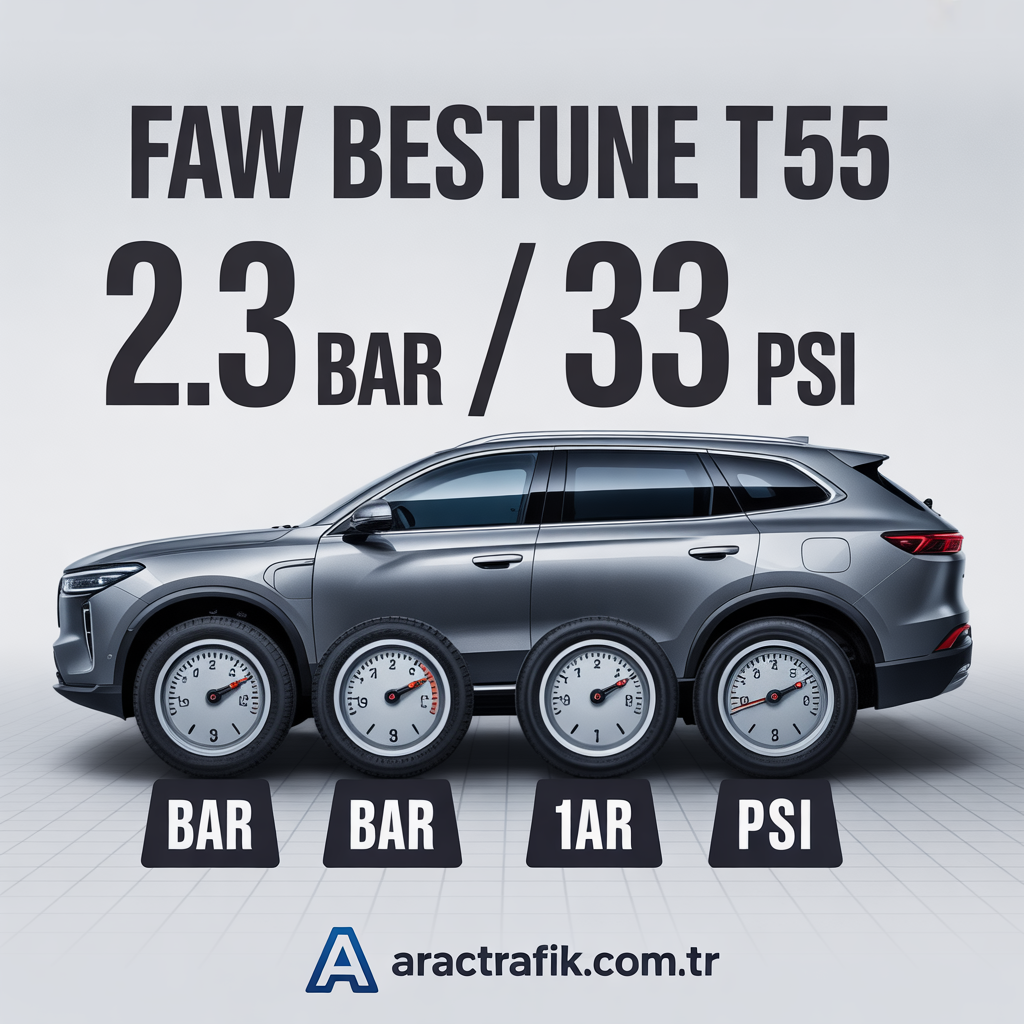 FAW Bestune T55 Lastik Hava Basıncı
