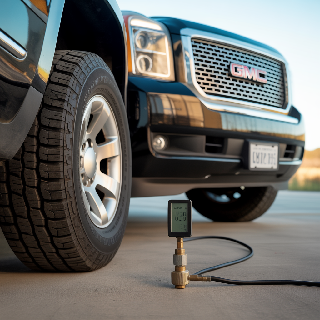 GMC Yukon XL lastik hava basıncı,