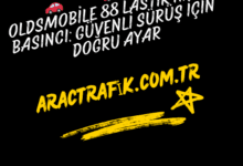 Oldsmobile 88 Lastik Hava Basıncı Güvenli Sürüş İçin Doğru Ayar