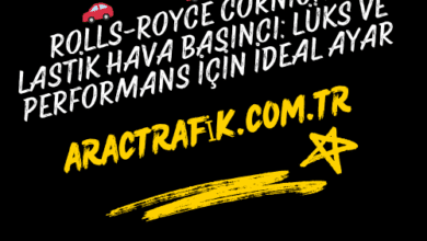 Rolls-Royce Corniche lastik hava basın