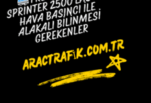 Freightliner Sprinter 2500 Lastik Hava Basıncı İle Alakalı Bilinmesi Gerekenler