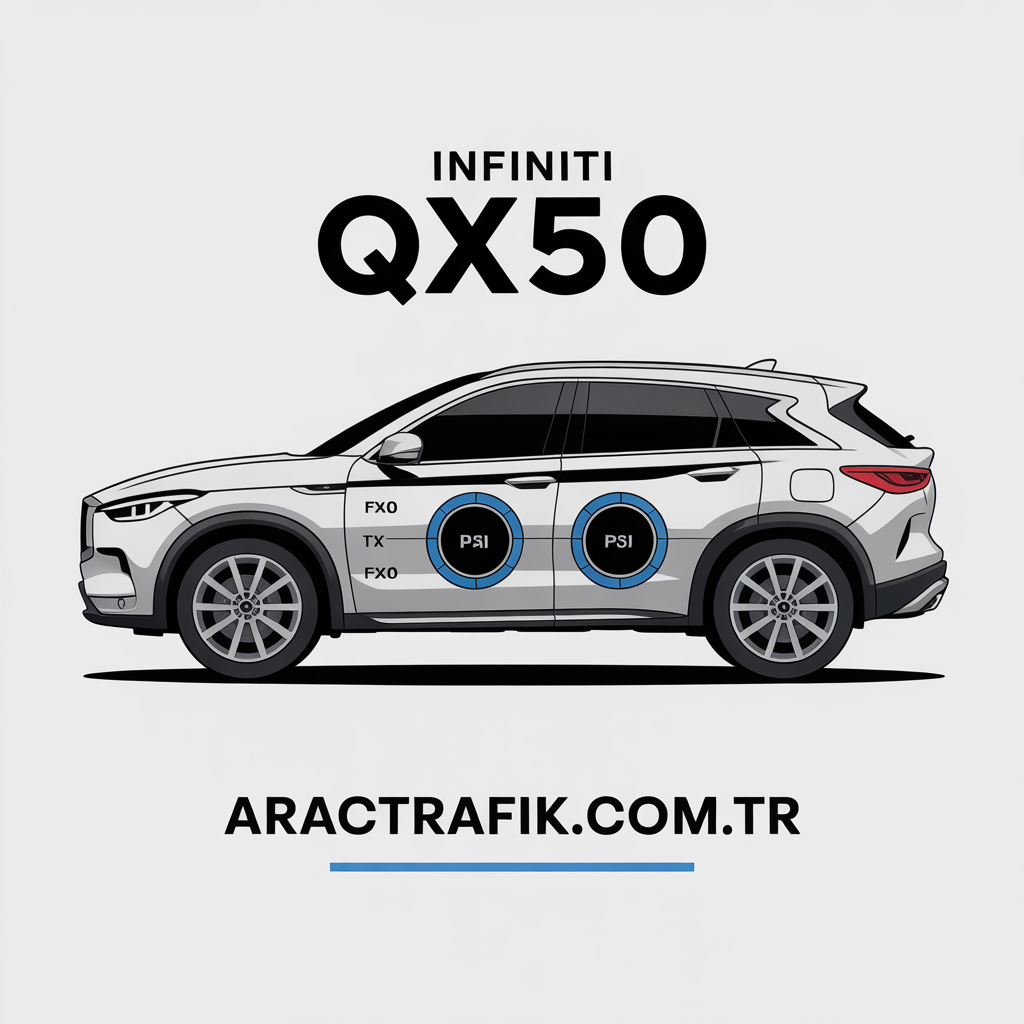 Infiniti QX50 lastik hava basıncı AracTrafik.Com.Tr