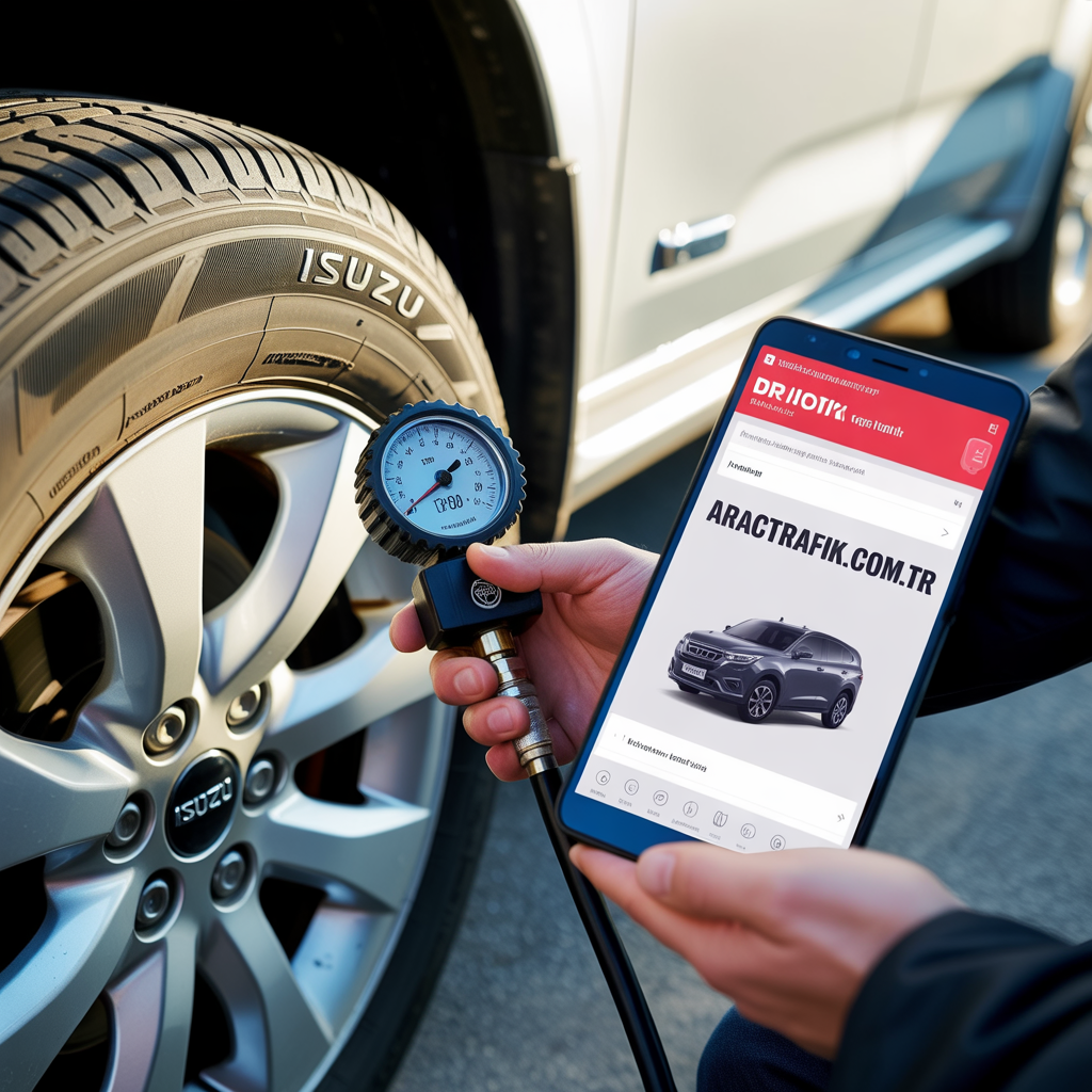 Isuzu Traviz lastik hava basıncı AracTrafik.Com.Tr