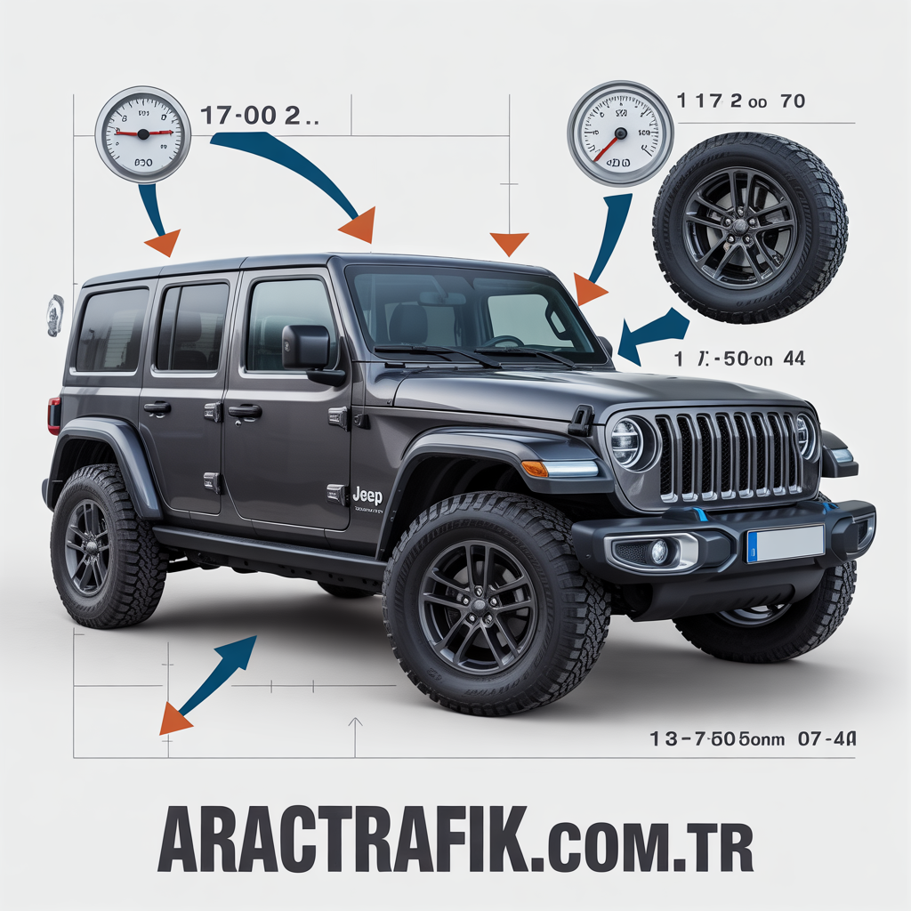 Jeep Wrangler Lastik Hava Basıncı AracTrafik.Com.Tr