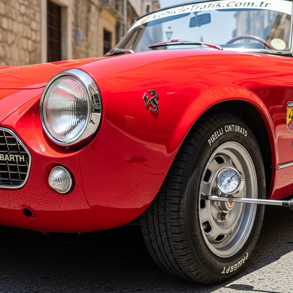 Abarth 210A Spyder Lastik Hava Basıncı