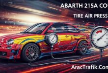 Abarth 215A Coupé Lastik Hava Basıncı