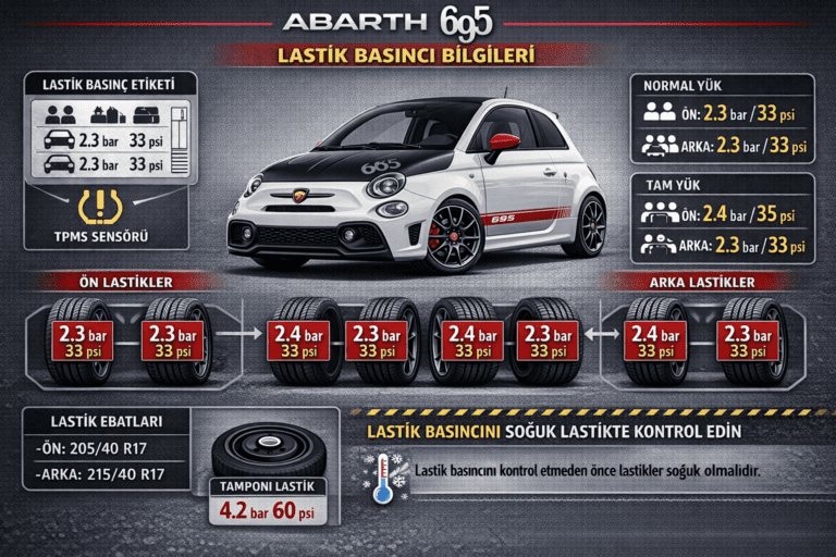 Abarth 695 Lastik Basıncı
