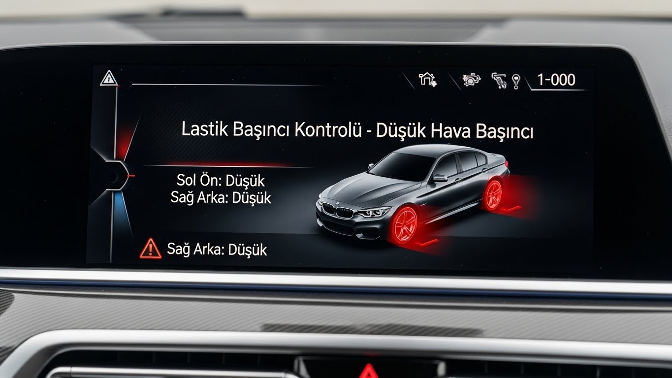 BMW 2 Serisi Lastik Kontrolü: Düşük Hava Basıncı Uyarılarına Karşı Alınacak Önlemler