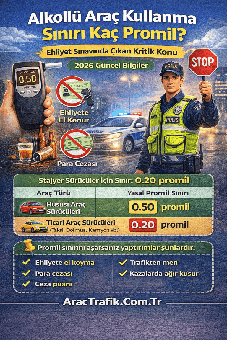 Alkollü Araç Kullanma Sınırı Kaç Promil?