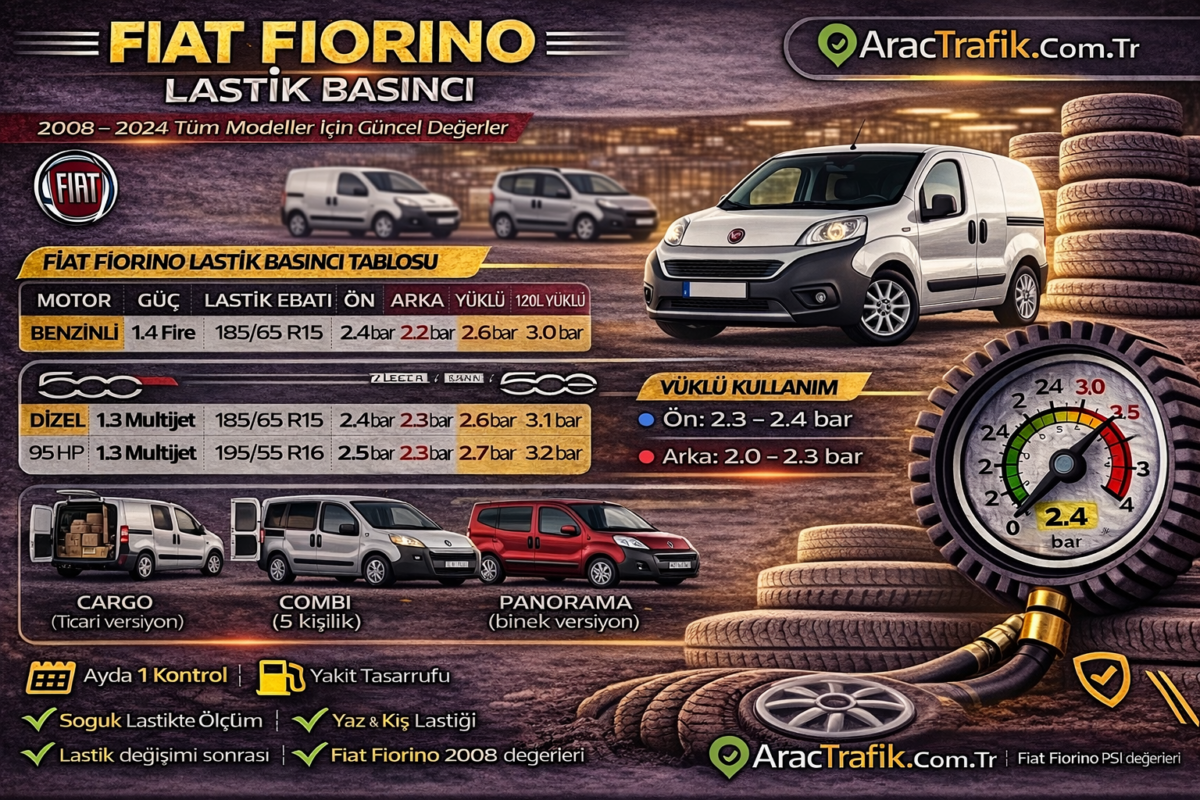 Fiat Fiorino Lastik Basıncı
