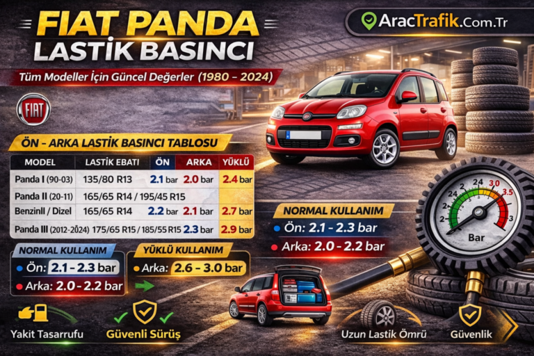 Fiat Panda Lastik Basıncı Ayarları Nasıl Olmalı