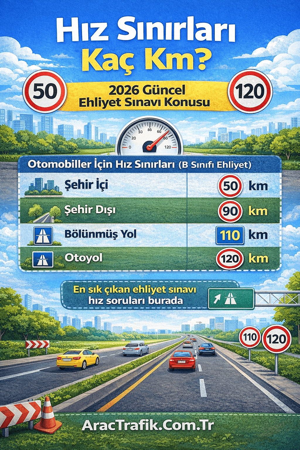 Hız Sınırları Kaç Km