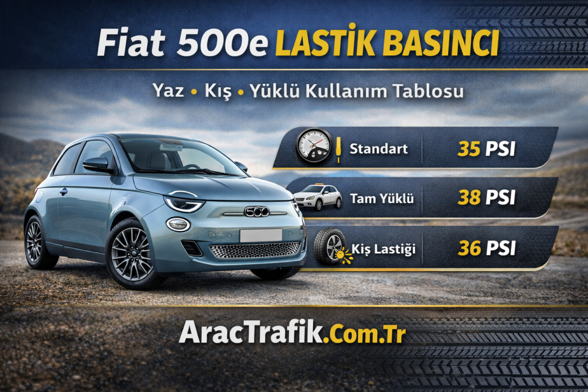 Fiat 500e Lastik Basıncı