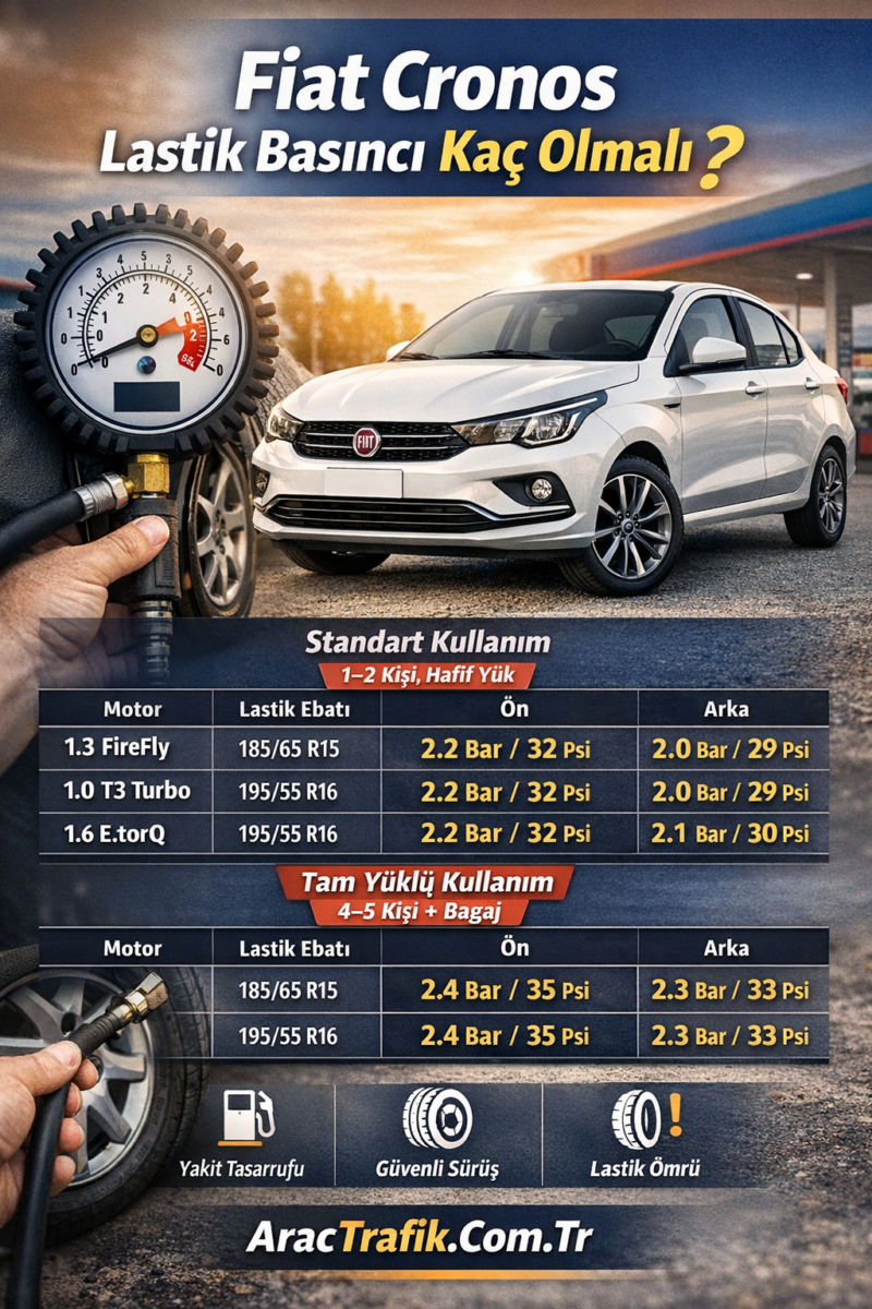 Fiat Cronos Lastik Basıncı