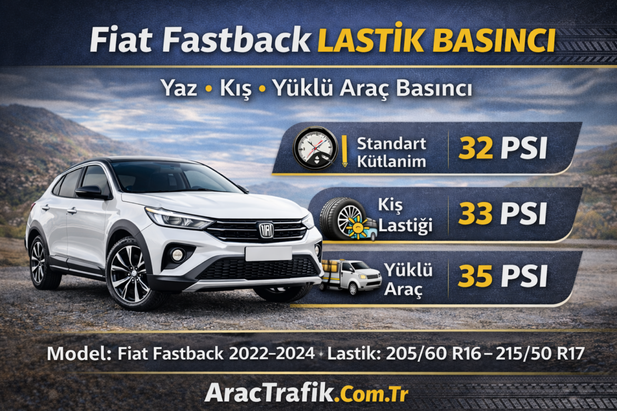 Fiat Fastback Lastik Basıncı