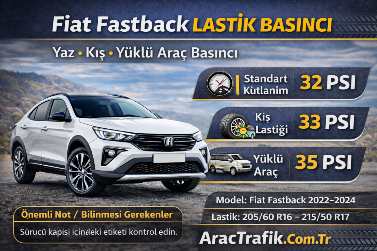 Fiat Fastback Lastik Basıncı