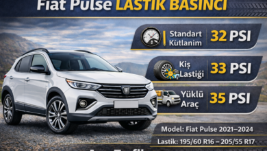 Fiat Pulse Lastik Hava Basıncı