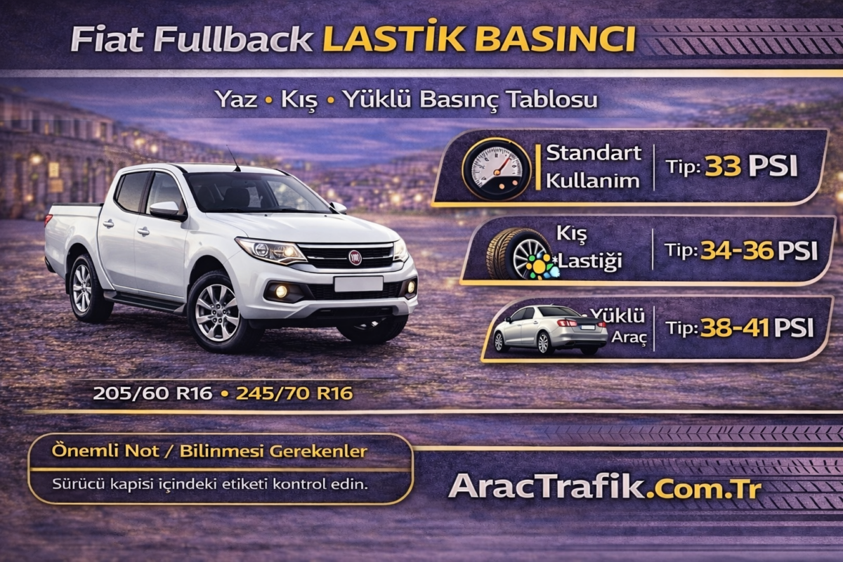 Fiat Fullback Lastik Basıncı