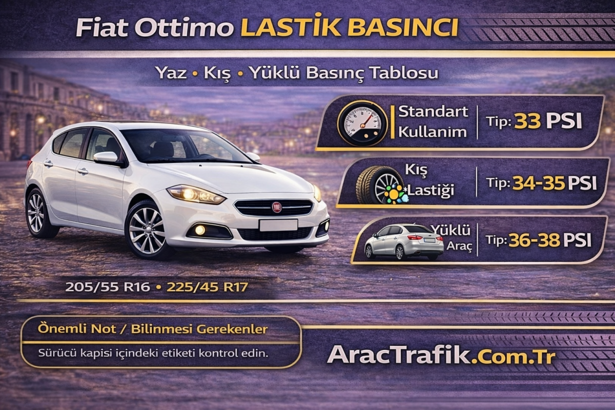 Fiat Ottimo Lastik Basıncı