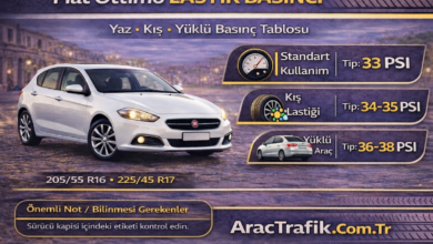 Fiat Ottimo Lastik Hava Basıncı
