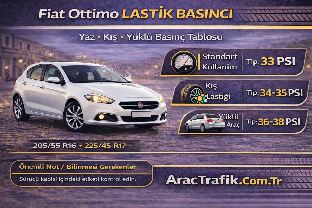 Fiat Ottimo Lastik Hava Basıncı