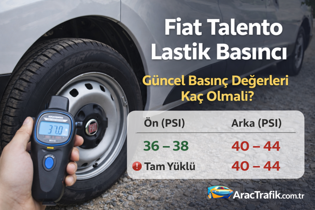 Fiat Talento lastik basıncı