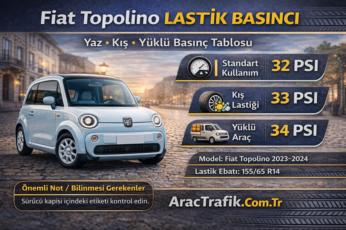 Fiat Topolino Lastik Basıncı