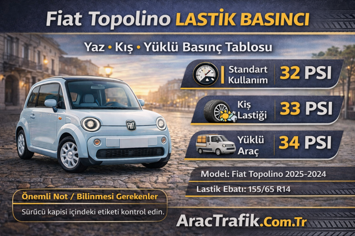 Fiat Topolino Lastik Hava Basıncı