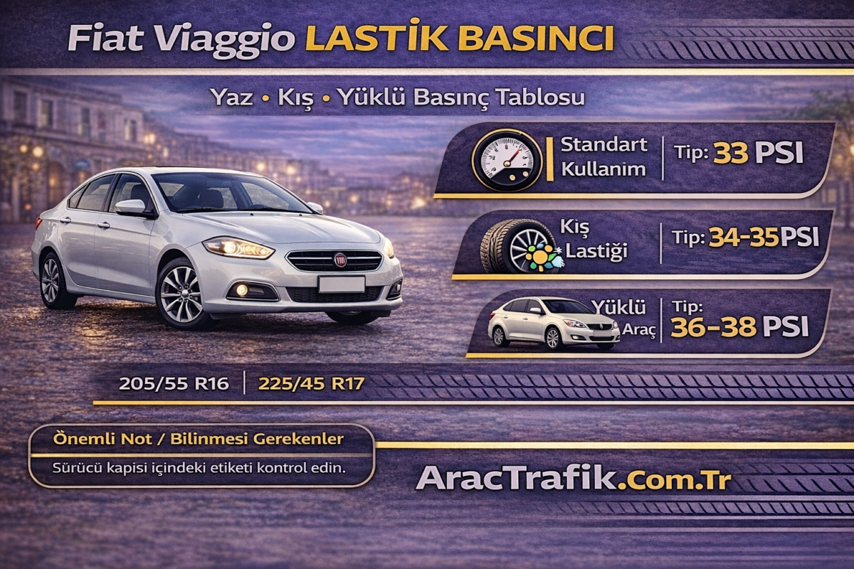 Fiat Viaggio Lastik Basıncı