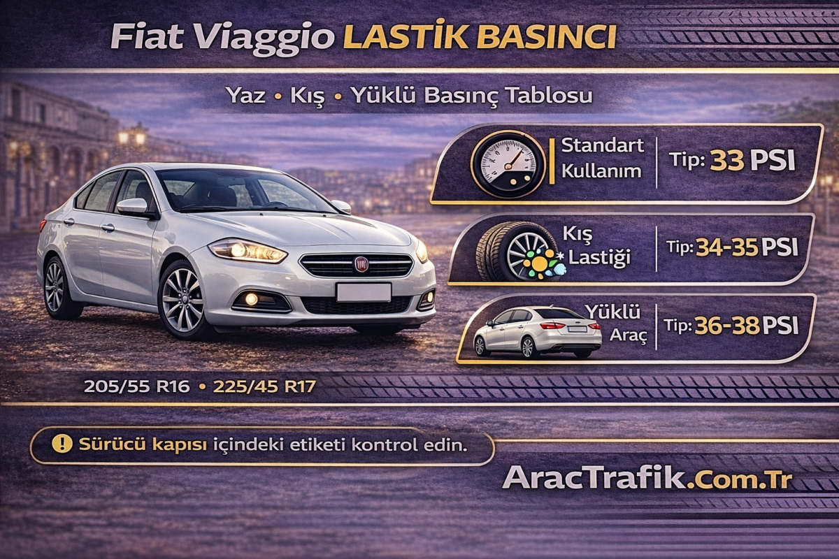 Fiat Viaggio Lastik Basıncı