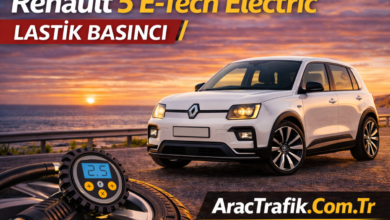 Renault 5 E Tech Electric lastik hava basıncı
