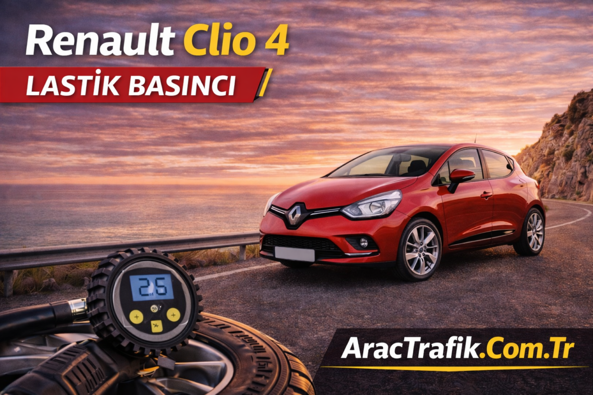 Renault Clio 4 lastik hava basıncı