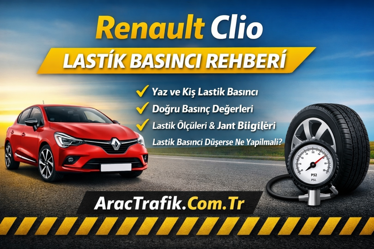 Renault Clio lastik hava basıncı