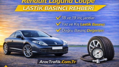 Renault Laguna Coupe Lastik Basıncı