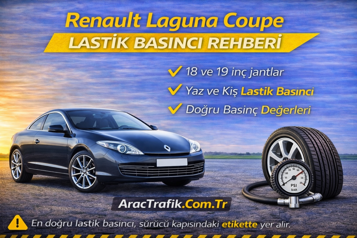 Renault Laguna Coupe Lastik Basıncı
