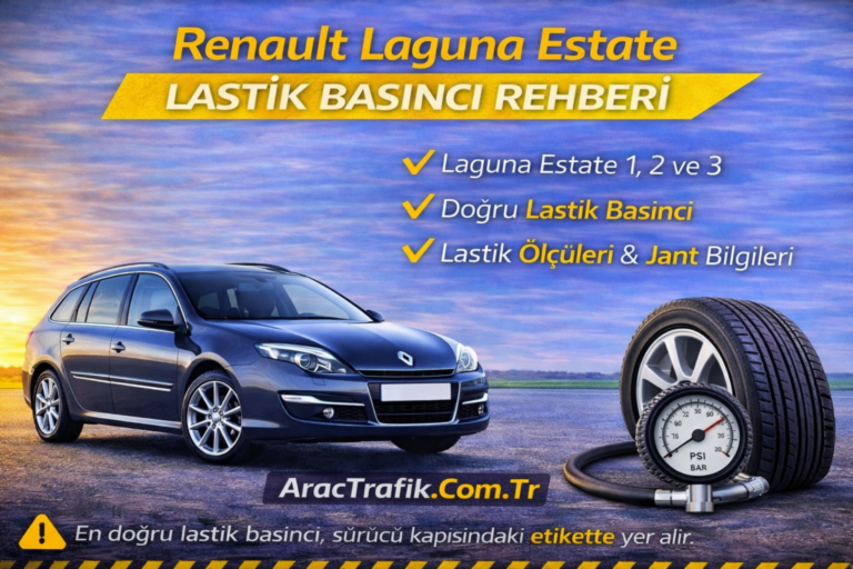 Renault Laguna Estate Lastik Basıncı