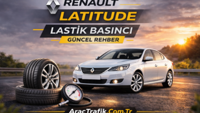 Renault Latitude lastik Hava basıncı
