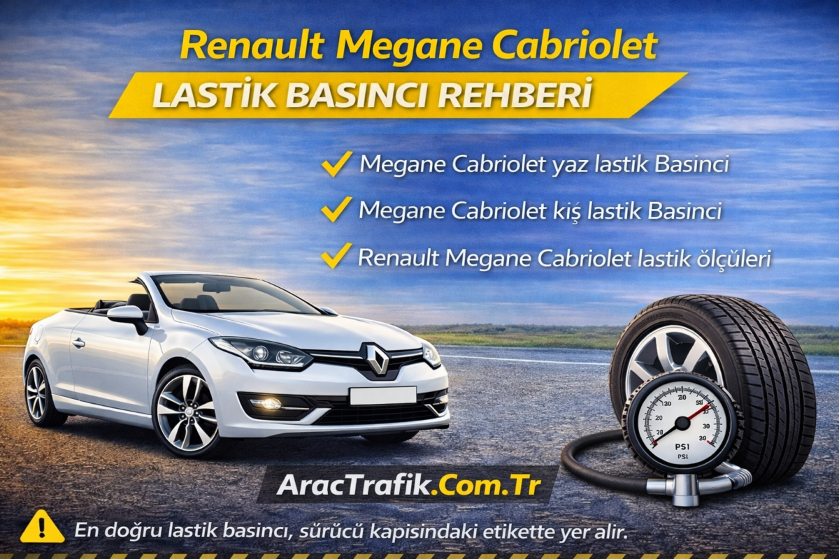 Renault Megane Cabriolet Lastik Hava Basıncı