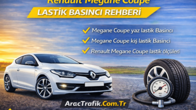 Renault Megane Coupe Lastik Basıncı Hava