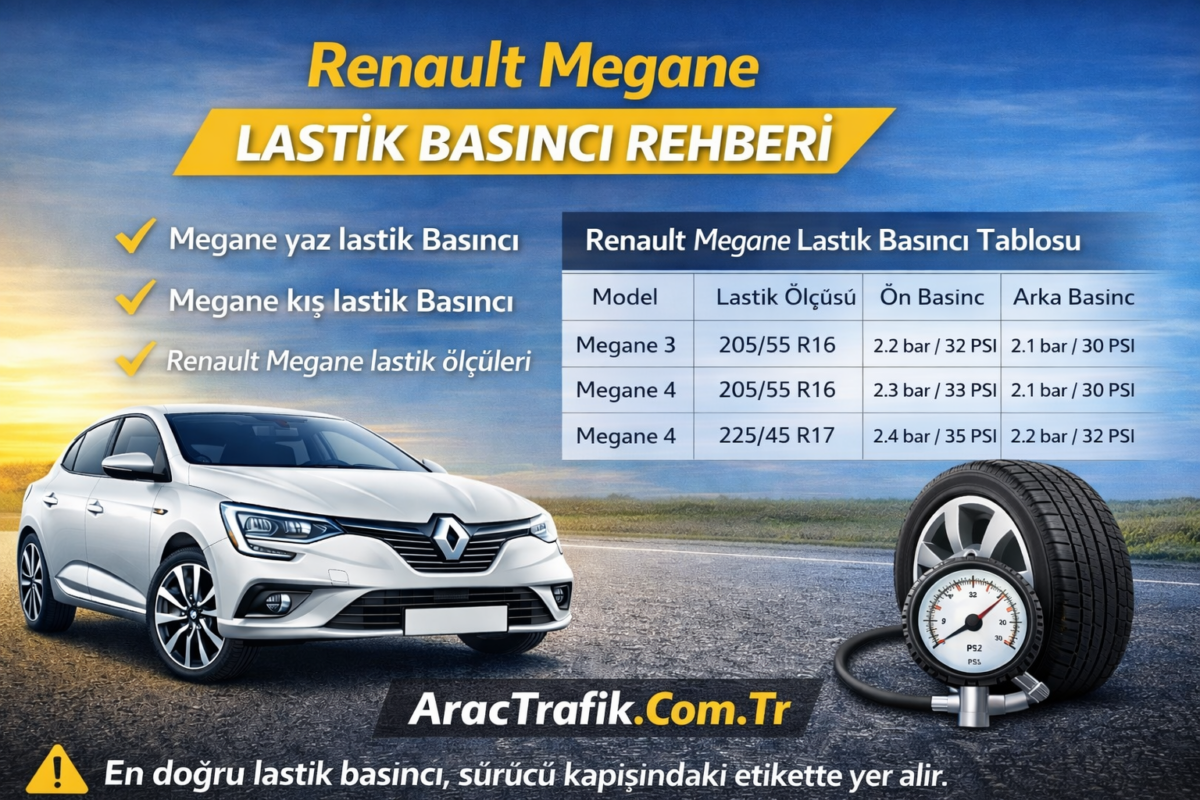 Renault Megane Lastik Basıncı