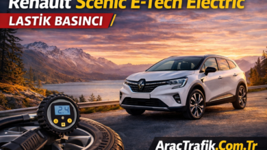 Renault Scenic E Tech Electric Lastik hava Basıncı