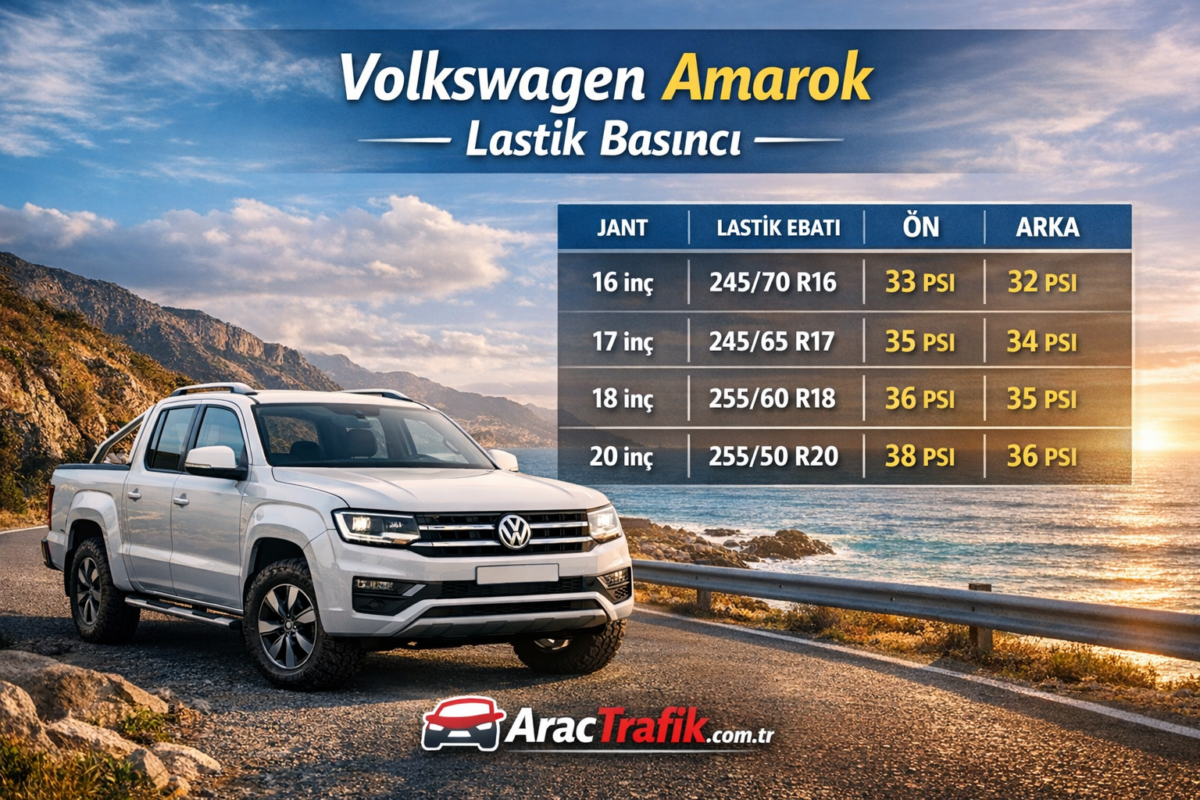 Volkswagen Amarok Lastik Basıncı